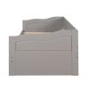 Wooden Daybed with Trundle Bed and Two Storage Drawers , Extendable Bed Daybed,Sofa Bed with Two Drawers