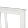 Wood Platform Bed with Headboard and Footboard, Twin