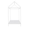 House Bed Frame Twin Size ;  Kids Bed Frame Metal Platform Bed Floor Bed for Kids Boys Girls No Box Spring Needed