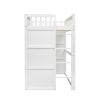 Twin Size House Loft Bed With Ladder