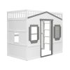Twin Size House Loft Bed With Ladder